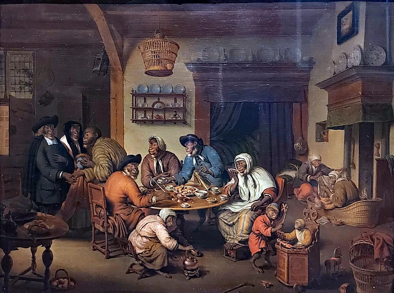 Il caffe delle scimmie - Gemäldegalerie Alte Meister, Dresda